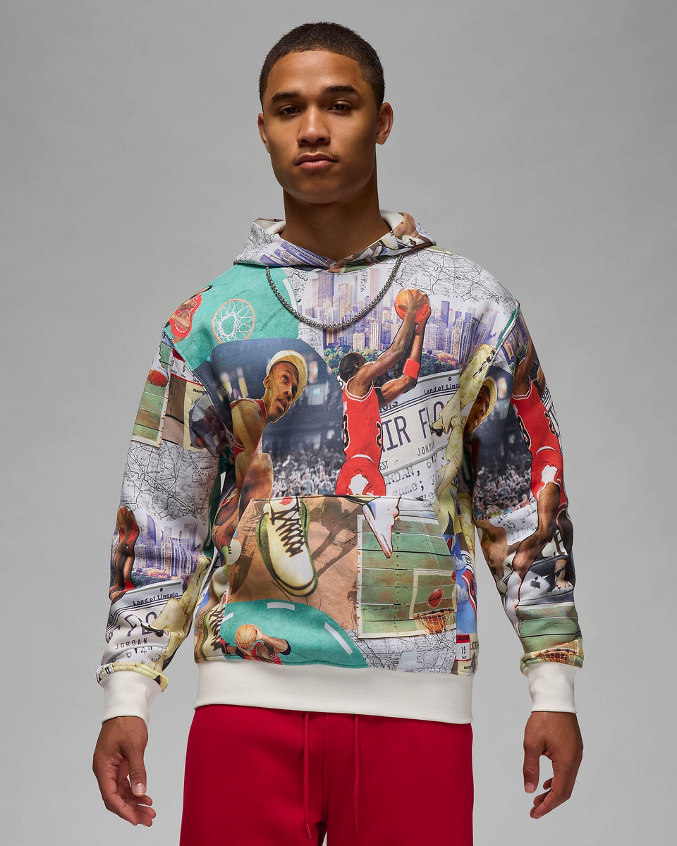 Jordan Brooklyn Fleece Hoodie - Full Print