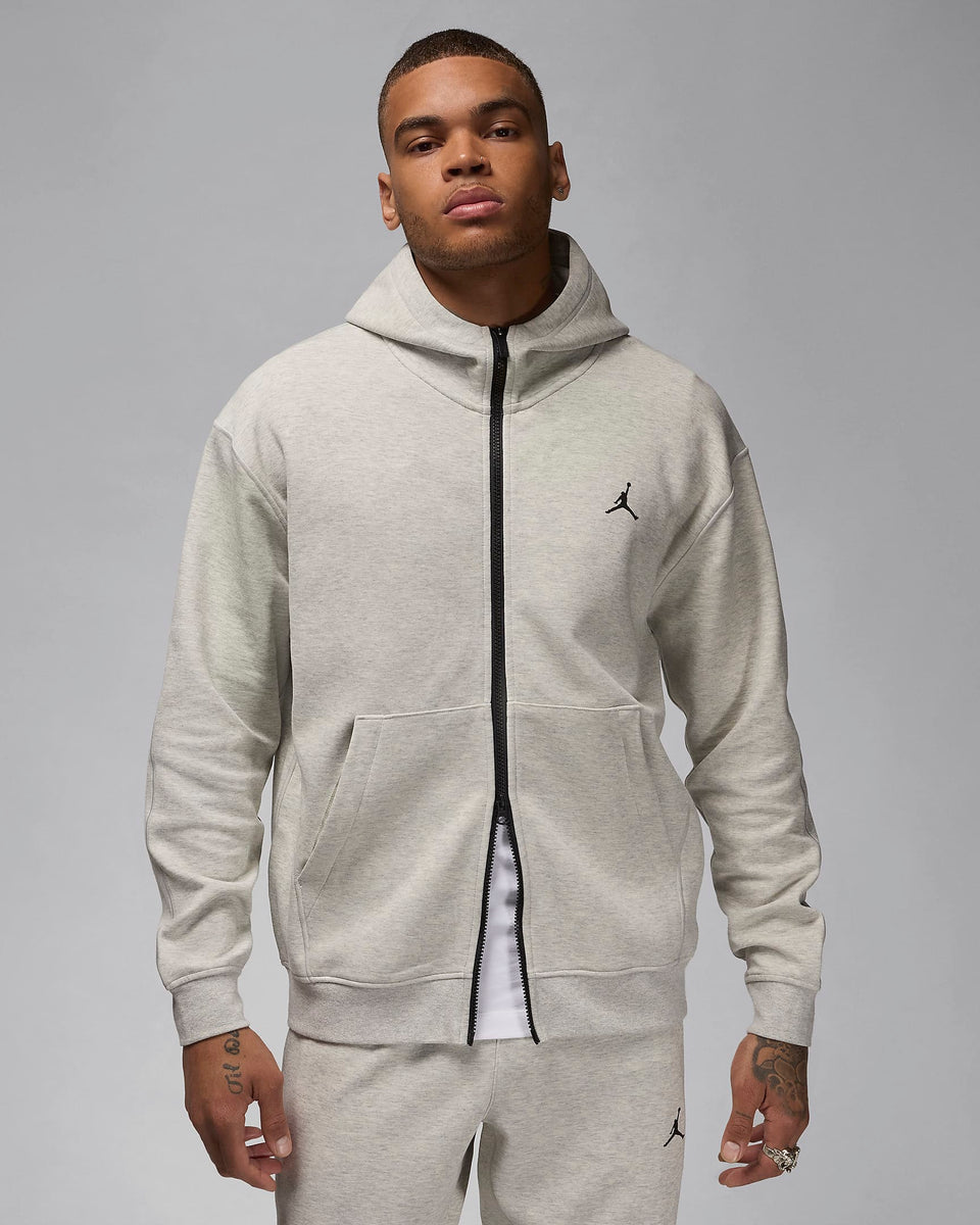 Jordan Sport Hoop Fleece Dri-FIT Full-Zip Hoodie - Gris