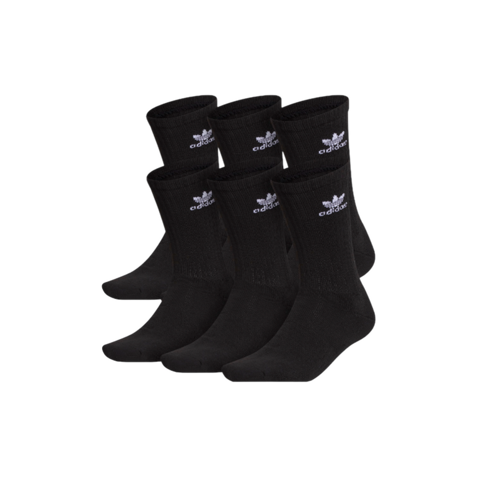 Adidas Trefoil Crew Socks (6 Paires)- Noir