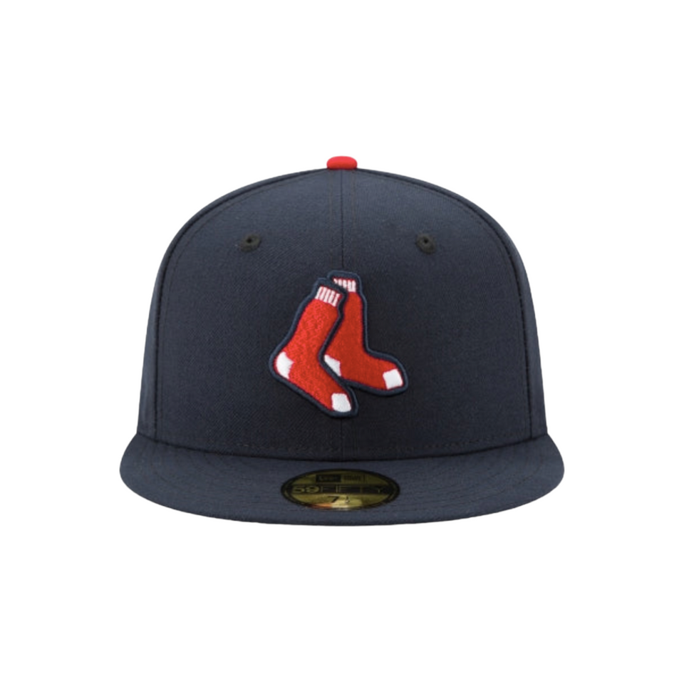 New Era Cap 59Fifty Fitted - MLB Boston Red Sox Navy Red Logo