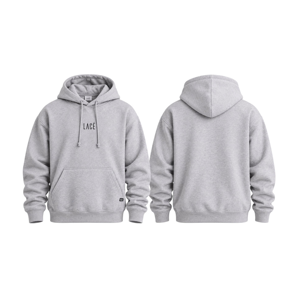 Lacé Classic Logo Heavyweight Hoodie - Atlhetic grey