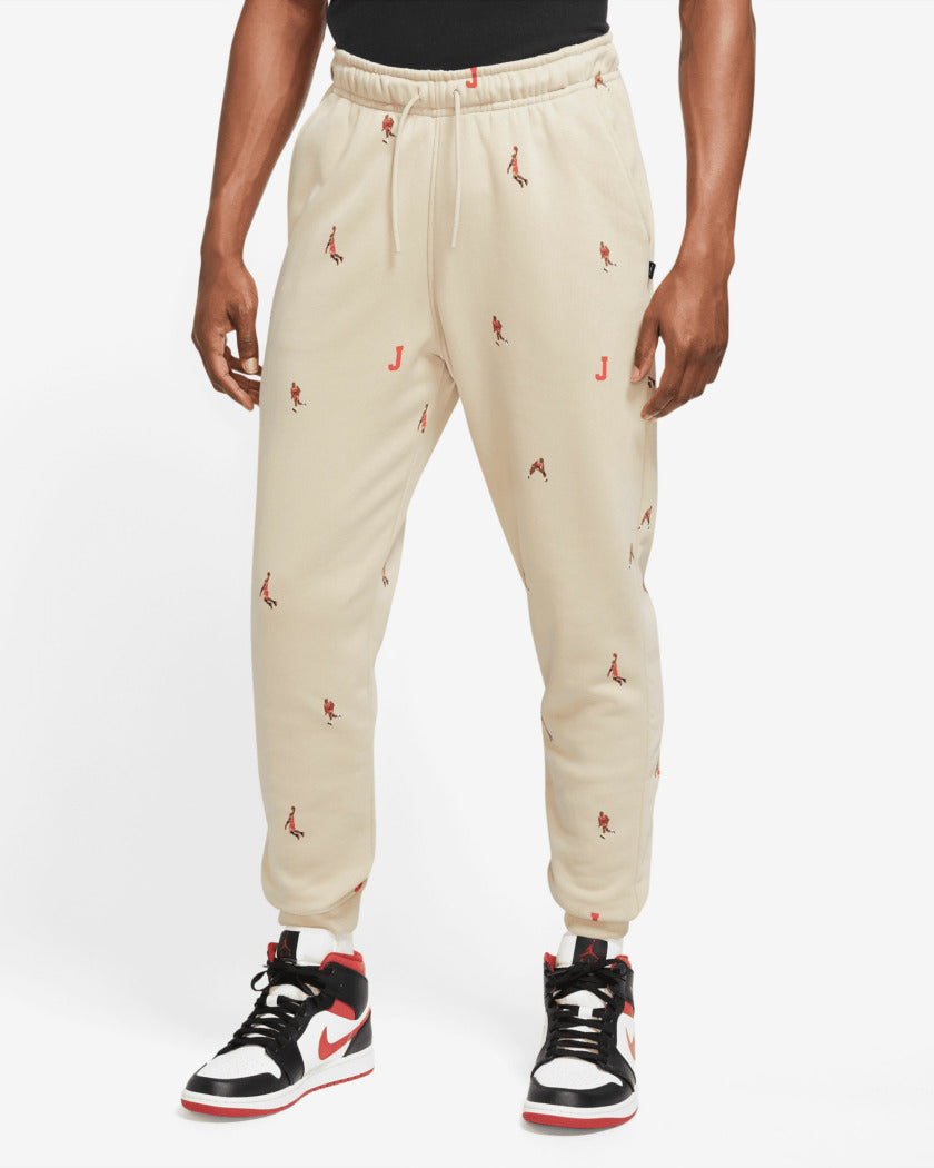 Jordan Essentials Holiday Fleece Pants - Beige