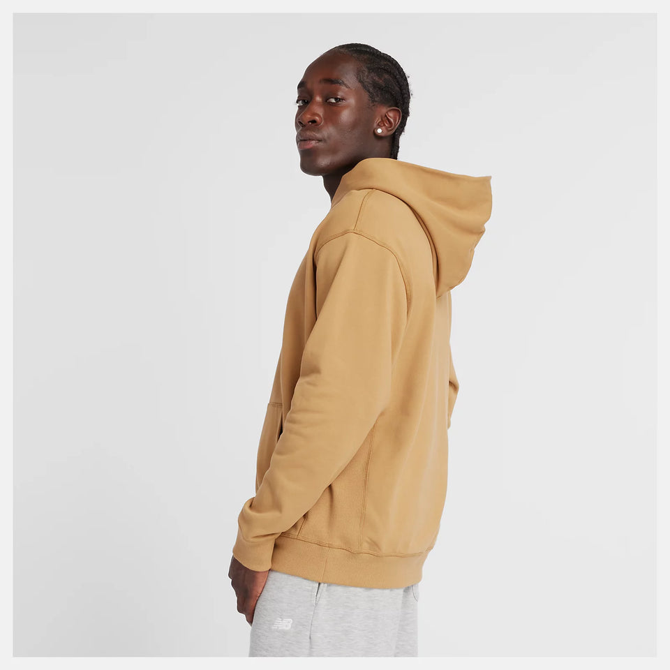 New Balance Athletics Terry Graphic Hood - Brun