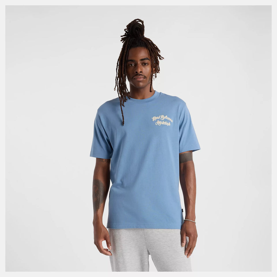 New Balance Athletics League Tee - Bleu