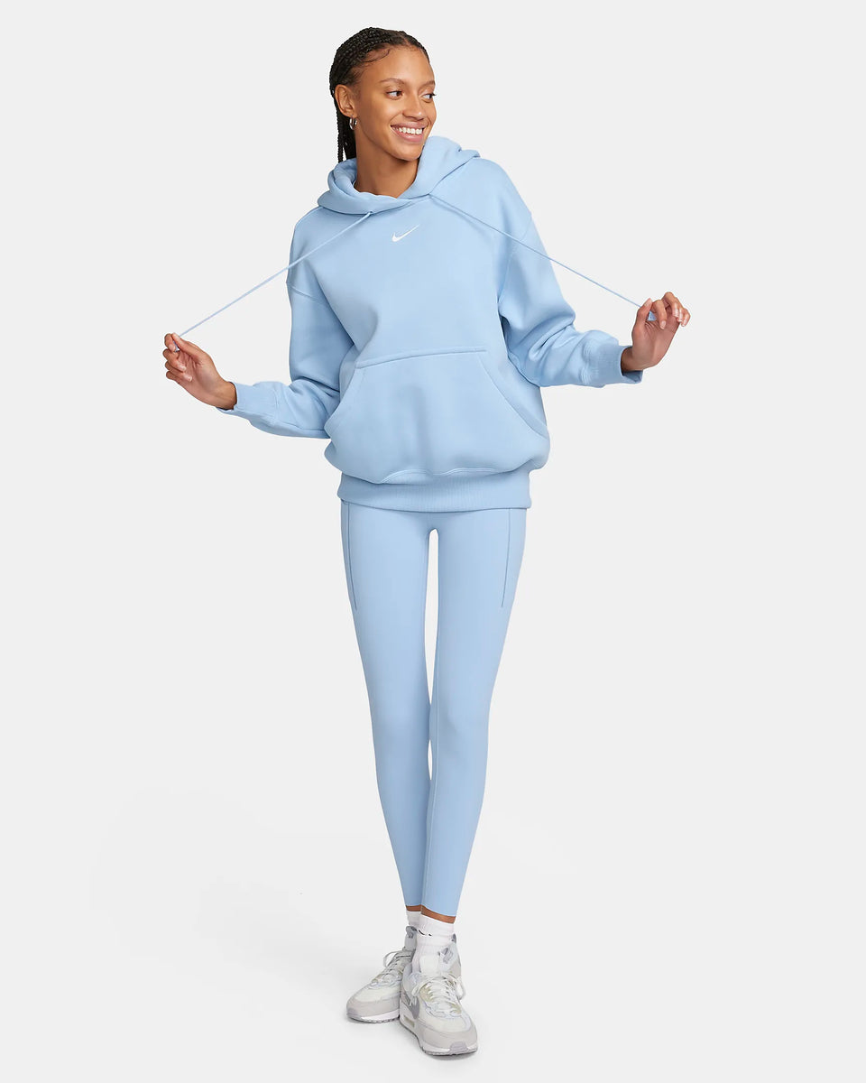 Nike Sportswear Phoenix Fleece OS Hoodie - Light Armory Blue