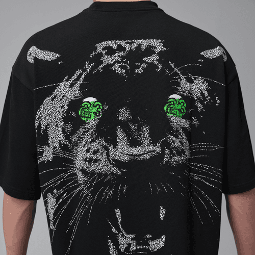 Jordan Black Cat Tee - Black
