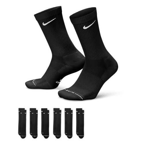 Nike Everyday Elevated 6 Pack Socks - Black HQ8021-902