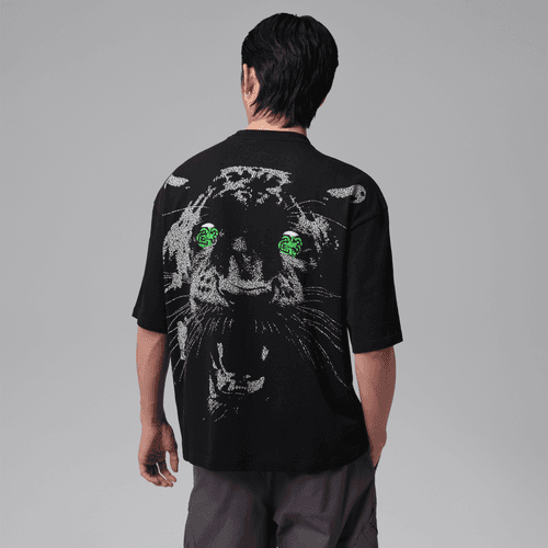 Jordan Black Cat Tee - Black