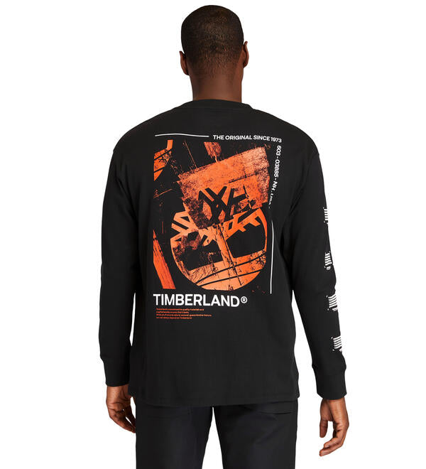 Timberland YC Graphic LS - Noir